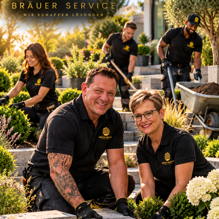 Gartenbau und moderne Außenanlage von Bräuer Service