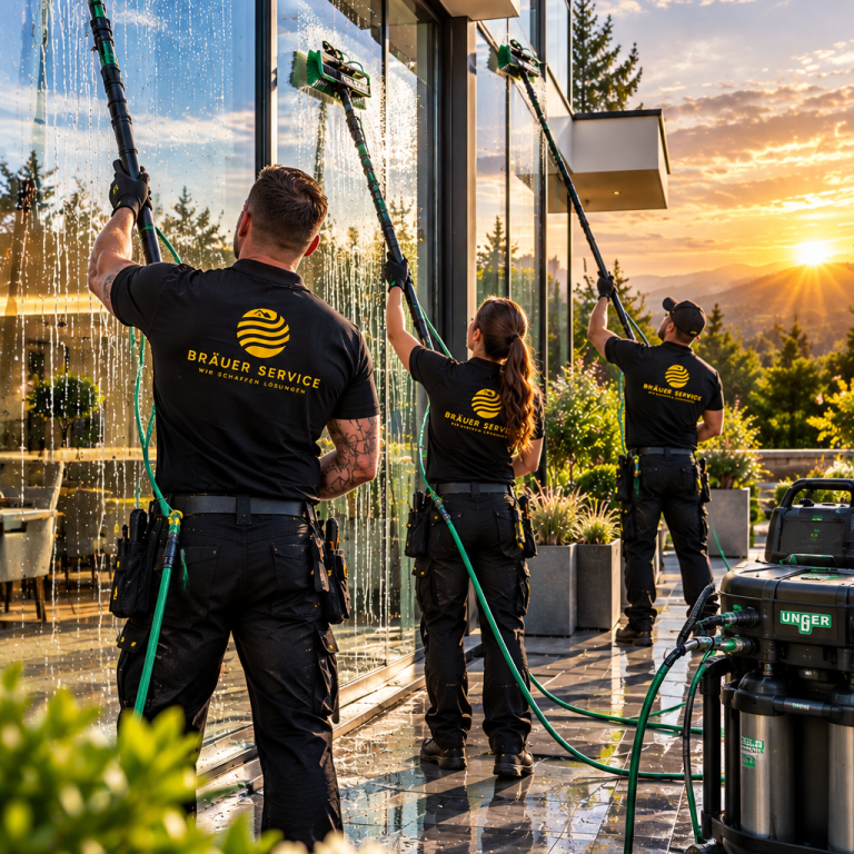 Professionelle Glas- und Fensterreinigung